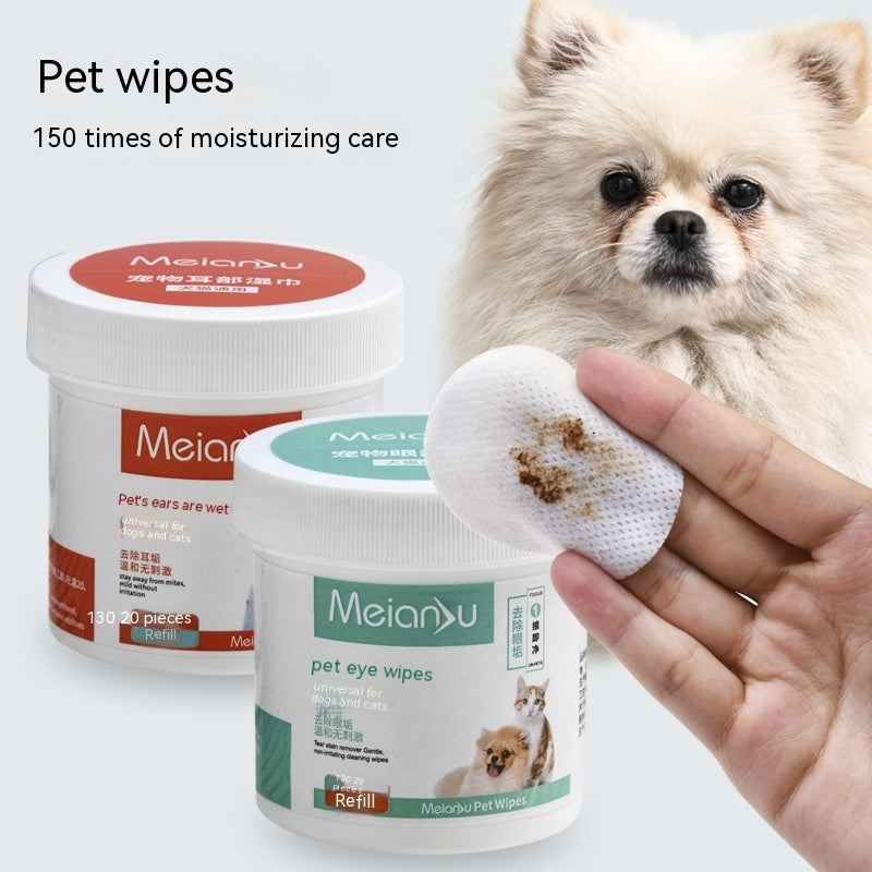 Ear and Eyes Cleaning Wipes For Pets