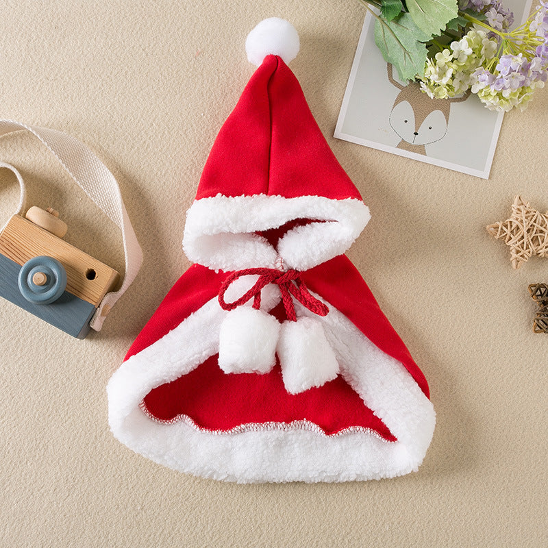 Pets Christmas Cloak Red Shawl